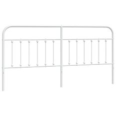 Tête de lit métal blanc 200 cm