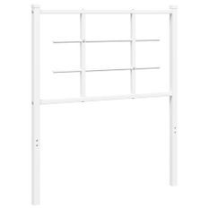Tête de lit métal blanc 75 cm