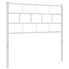 Tête de lit métal blanc 75 cm