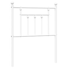 Tête de lit métal blanc 75 cm