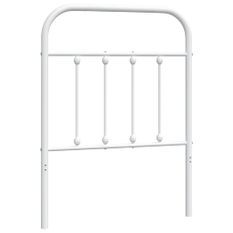 Tête de lit métal blanc 75 cm