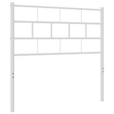 Tête de lit métal blanc 80 cm