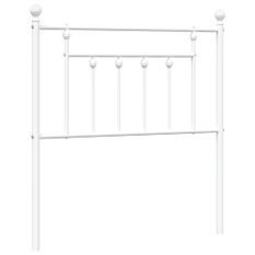 Tête de lit métal blanc 80 cm