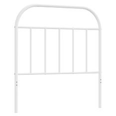 Tête de lit métal blanc 80 cm
