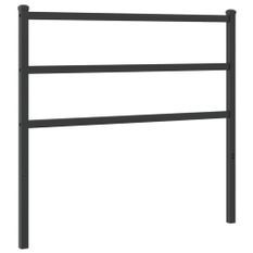 Tête de lit métal noir 107 cm