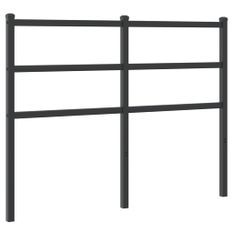 Tête de lit métal noir 120 cm