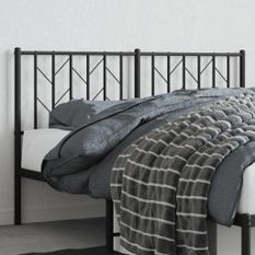 Tête de lit métal noir 140 cm