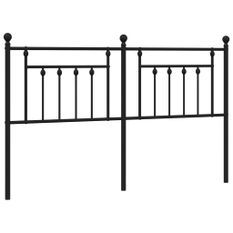 Tête de lit métal noir 160 cm