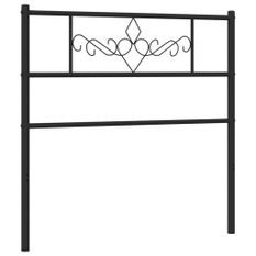 Tête de lit métal noir 75 cm