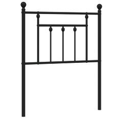 Tête de lit métal noir 75 cm