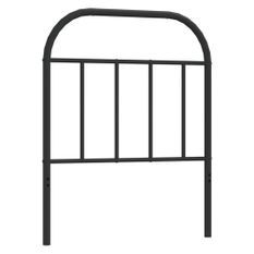 Tête de lit métal noir 75 cm