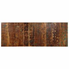 Tête de lit multicolore 140 cm bois massif récupération