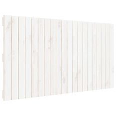 Tête de lit murale Blanc 127,5x3x60 cm Bois massif de pin