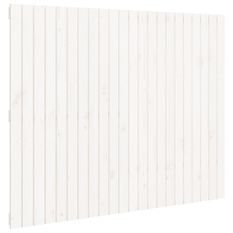 Tête de lit murale Blanc 140x3x110 cm Bois massif de pin