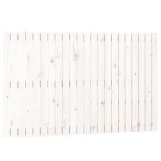 Tête de lit murale Blanc 140x3x90 cm Bois massif de pin