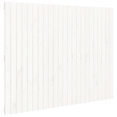 Tête de lit murale Blanc 146,5x3x110 cm Bois massif de pin