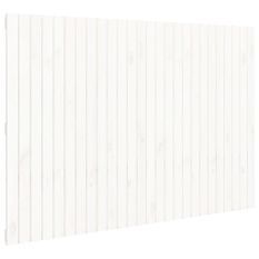 Tête de lit murale Blanc 166x3x110 cm Bois massif de pin