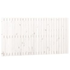 Tête de lit murale Blanc 166x3x90 cm Bois massif de pin
