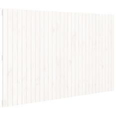 Tête de lit murale Blanc 185x3x110 cm Bois massif de pin