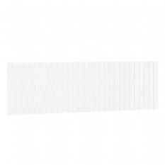 Tête de lit murale Blanc 185x3x60 cm Bois massif de pin