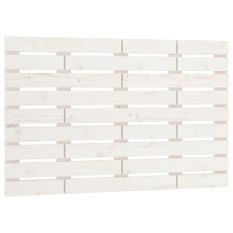Tête de lit murale Blanc 81x3x63 cm Bois massif de pin