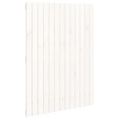 Tête de lit murale Blanc 82,5x3x110 cm Bois massif de pin
