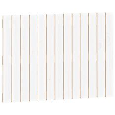 Tête de lit murale Blanc 82,5x3x60 cm Bois massif de pin