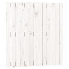 Tête de lit murale Blanc 82,5x3x90 cm Bois massif de pin