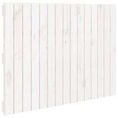 Tête de lit murale Blanc 95,5x3x60 cm Bois massif de pin