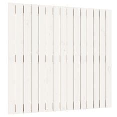 Tête de lit murale Blanc 95,5x3x90 cm Bois massif de pin