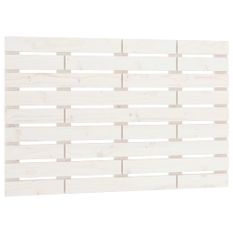 Tête de lit murale Blanc 96x3x63 cm Bois massif de pin