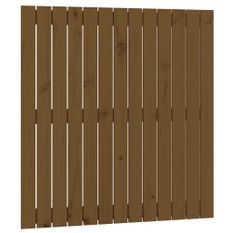 Tête de lit murale Marron miel 82,5x3x90 cm Bois massif de pin