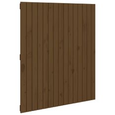 Tête de lit murale Marron miel 95,5x3x110 cm Bois massif de pin