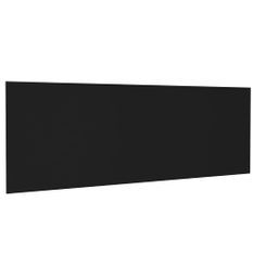 Tête de lit murale Noir 240x1,5x80 cm Bois d'ingénierie