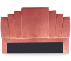 Tête de lit velours rose Aria L 180 cm