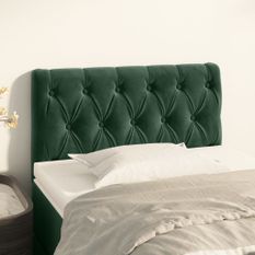 Tête de lit Vert foncé 80x7x78/88 cm Velours