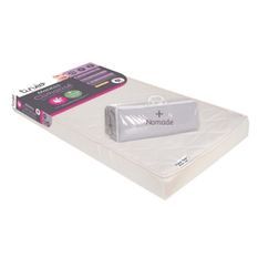 TINEO Matelas climatisé 60x120 cm + matelas nomade roulé (lot)