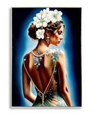 Toile laquée isabel avec cadre -h- 72 x 4 x 102 cm