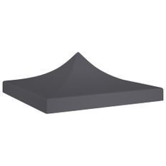 Toit de tente de réception 2x2 m Anthracite 270 g/m²