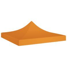 Toit de tente de réception 3x3 m Orange 270 g/m²