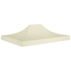 Toit de tente de réception 4,5x3 m Crème 270 g/m²