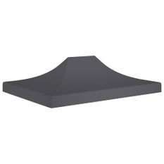 Toit de tente de réception 4x3 m Anthracite 270 g/m²