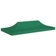 Toit de tente de réception 6x3 m Vert 270 g/m²