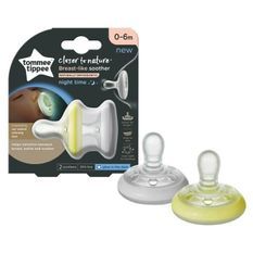 TOMMEE TIPPEE Sucette CTN - Forme Naturelle Nuit x2 0-6 mois