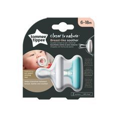 TOMMEE TIPPEE Sucette CTN - Forme Naturelle x2 6-18 mois