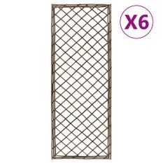 Treillis de jardin 6 pcs 30x120 cm Saule 2