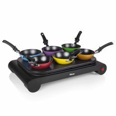 Tristar Ensemble de wok 1000 W Noir