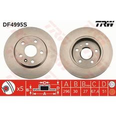 TRW Disque de frein unitaire DF4995S