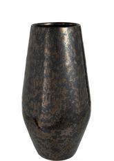 Vase antique céramique noir Ysarg H 45 cm