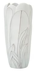 Vase céramique décoratif grand format relief GARDY signature